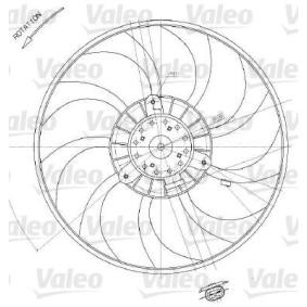 Kühlerlüfter für OPEL von VALEO