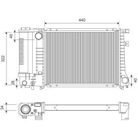 Kühler, Motorkühlung 730365 von VALEO günstig für 337,34 € online kaufen