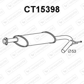 Compre Panela de escape dianteira de VENEPORTE online para JUMPER Autocarro (244, Z_) a preços moderados