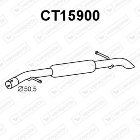 Abgasrohr CT15900 von VENEPORTE günstig für 63,39 € online kaufen