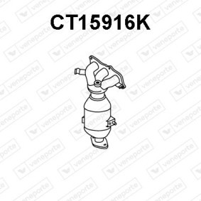 Compre Coletor de escape de VENEPORTE online para 107 Hatchback (PM_, PN_) a preços moderados