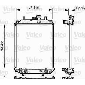 Kjøp Radiator, motorkjøling av VALEO 735257 til den lave prisen 1813,93 NOK