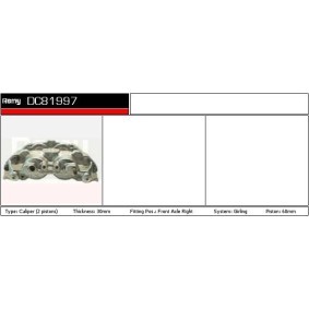 Bremssattel DC74448 von DELCO REMY günstig für 75,61 € online kaufen