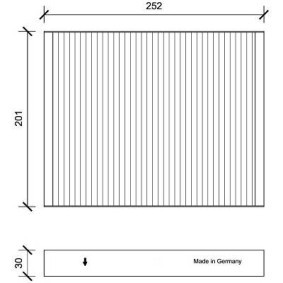 Innenraumfilter für HYUNDAI von DIEDERICHS