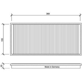 Innenraumfilter DCI1025 von DIEDERICHS günstig für 16,97 € online kaufen
