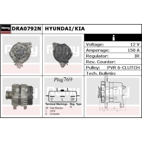 Lichtmaschine DRA0792N von DELCO REMY günstig für 344,81 € online kaufen