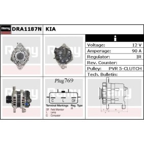 Lichtmaschine DRA1187N von DELCO REMY günstig für 267,01 € online kaufen