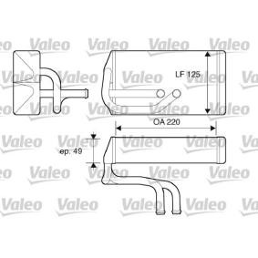 Wärmetauscher, Innenraumheizung 812070 von VALEO günstig für 546,38 € online kaufen