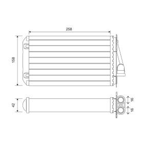 Achetez des Radiateur de chauffage VALEO 812194 à prix pour 25,41 €