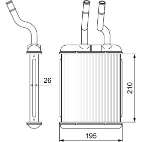Achetez des Radiateur de chauffage VALEO 812279 à prix pour 150,75 €