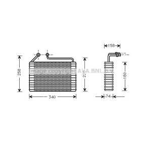 Acquista Evaporatore climatizzatore da PRASCO DWV034 a buon mercato per soli 1028,69 €