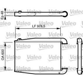 Ladeluftkühler für MERCEDES-BENZ von VALEO