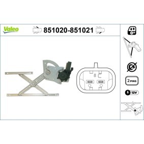 Acquista Alzacristallo da VALEO 851020 a buon mercato per soli 142,11 €