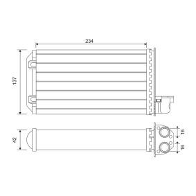 Achetez des Radiateur de chauffage de chez VALEO en ligne pour 205 XA/XAD Van à prix modérés