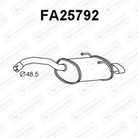 Endschalldämpfer FA25792 von VENEPORTE günstig für 114,53 € online kaufen