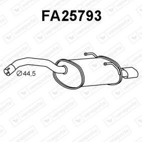 Endschalldämpfer FA25793 von VENEPORTE günstig für 141,29 € online kaufen