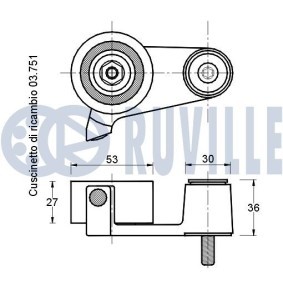 Radlagersatz für FORD USA von RUVILLE