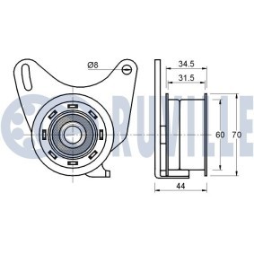 Spannrolle, Keilrippenriemen 55018 von RUVILLE günstig für 41,83 € online kaufen