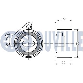 Spannarm, Keilrippenriemen 55027 von RUVILLE günstig für 46,64 € online kaufen