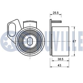 Schwingungsdämpfer, Keilrippenriemen 55031 von RUVILLE günstig für 44,26 € online kaufen