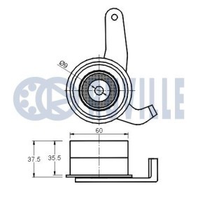 Spannarm, Keilrippenriemen 55039 von RUVILLE günstig für 67,58 € online kaufen