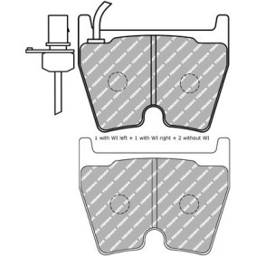 Achetez des Plaquettes de frein FERODO RACING FDS1664 à prix pour 213,78 €