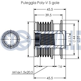 Spannrolle, Keilrippenriemen 55149 von RUVILLE günstig für 13,21 € online kaufen