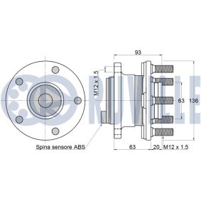 Spannrolle, Zahnriemen 55226 von RUVILLE günstig für 15,58 € online kaufen