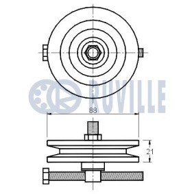 Wasserpumpe + Zahnriemensatz 55605701 von RUVILLE günstig für 90,36 € online kaufen
