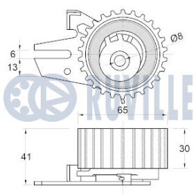 Generatorfreilauf 56824 von RUVILLE günstig für 31,45 € online kaufen