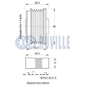 Spannarm, Keilrippenriemen 58610 von RUVILLE günstig für 74,25 € online kaufen