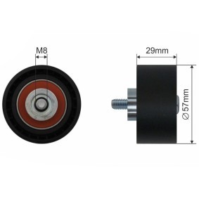 Compre Polia de desvio / de guia, correia dentada da FAST FT44017 a um preço baixo por 15,07 €