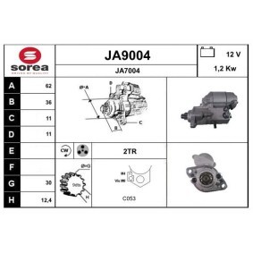Compre Motor de arranque da SNRA JA9004 a um preço baixo por 229,26 €