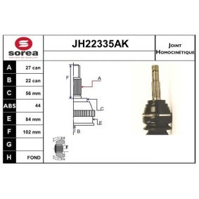 Gelenksatz, Antriebswelle JH22335AK von SNRA günstig für 102,59 € online kaufen