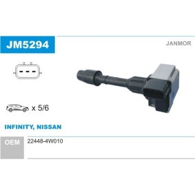 Achetez des Bobine d'allumage JANMOR JM5294 à prix pour 78,45 €