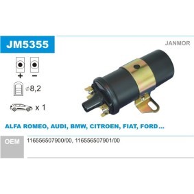 Zündspule JM5355 von JANMOR günstig für 53,32 € online kaufen