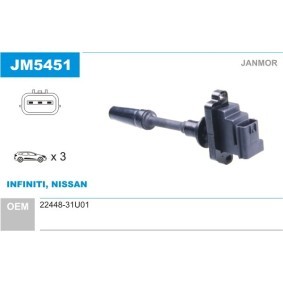 Achetez des Bobine d'allumage JANMOR JM5451 à prix pour 36,04 €