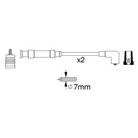Zündleitungssatz 0 356 912 804 von BOSCH günstig für 242,03 € online kaufen