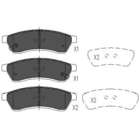 Bremsbeläge für CHEVROLET von KAVO PARTS