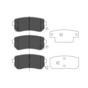 Bremsbeläge für KIA von KAVO PARTS