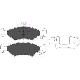 Bremsbeläge KBP-4532 von KAVO PARTS günstig für 13,56 € online kaufen