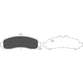 Bremsbeläge KBP-6505 von KAVO PARTS günstig für 22,75 € online kaufen