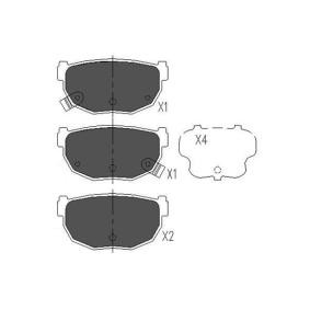Osta Jarrupalat, levyjarru KAVO PARTS:llä KBP-6542 edullisesti hintaan 18,35 €