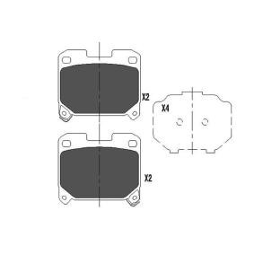 Osta Jarrupalat, levyjarru KAVO PARTS:llä KBP-9063 edullisesti hintaan 21,25 €