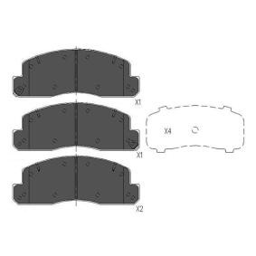 Acquista Pastiglie dei freni da KAVO PARTS online per DYNA 400 Pianale piatto/Telaio (XZU_) a prezzi moderati