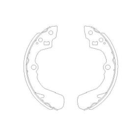 Compre Jogo de maxilas de travão da KAVO PARTS KBS-8905 a um preço baixo por 21,13 €
