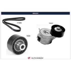 Comprar Juego de correas trapeciales poli V de HUTCHINSON KHV 231 a bajo precio de 153,33 €