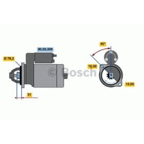 Anlasser 0 986 015 050 von BOSCH günstig für 222,66 € online kaufen