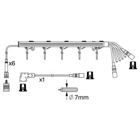 Acquista Kit cavi candele da BOSCH 0 986 356 382 a buon mercato per soli 130,75 €