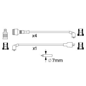 Zündleitungssatz 0 986 357 014 von BOSCH günstig für 30,00 € online kaufen